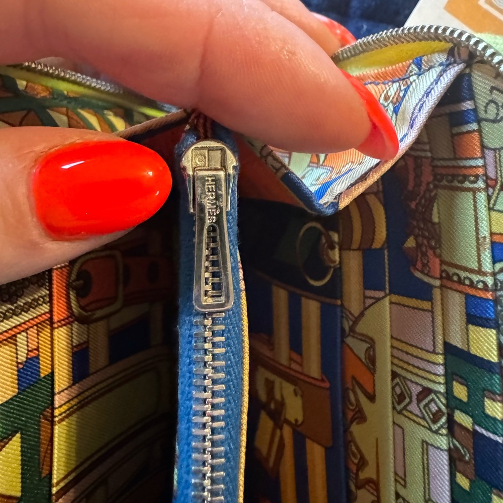 Herms Multicolor Patterned Accessory - image 5